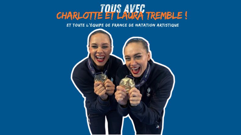 JO 2024 : Tous derrière Charlotte et Laura Tremble en natation artistique !