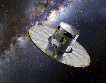 Artist view of Gaia spacecraft (ESA)