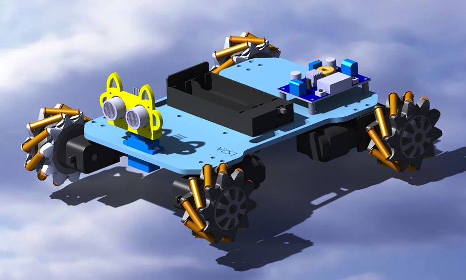 image d'un prototype de robot d'exploration dans le cadre du projet rover réalisé en prépa aéronautique à l'IPSA