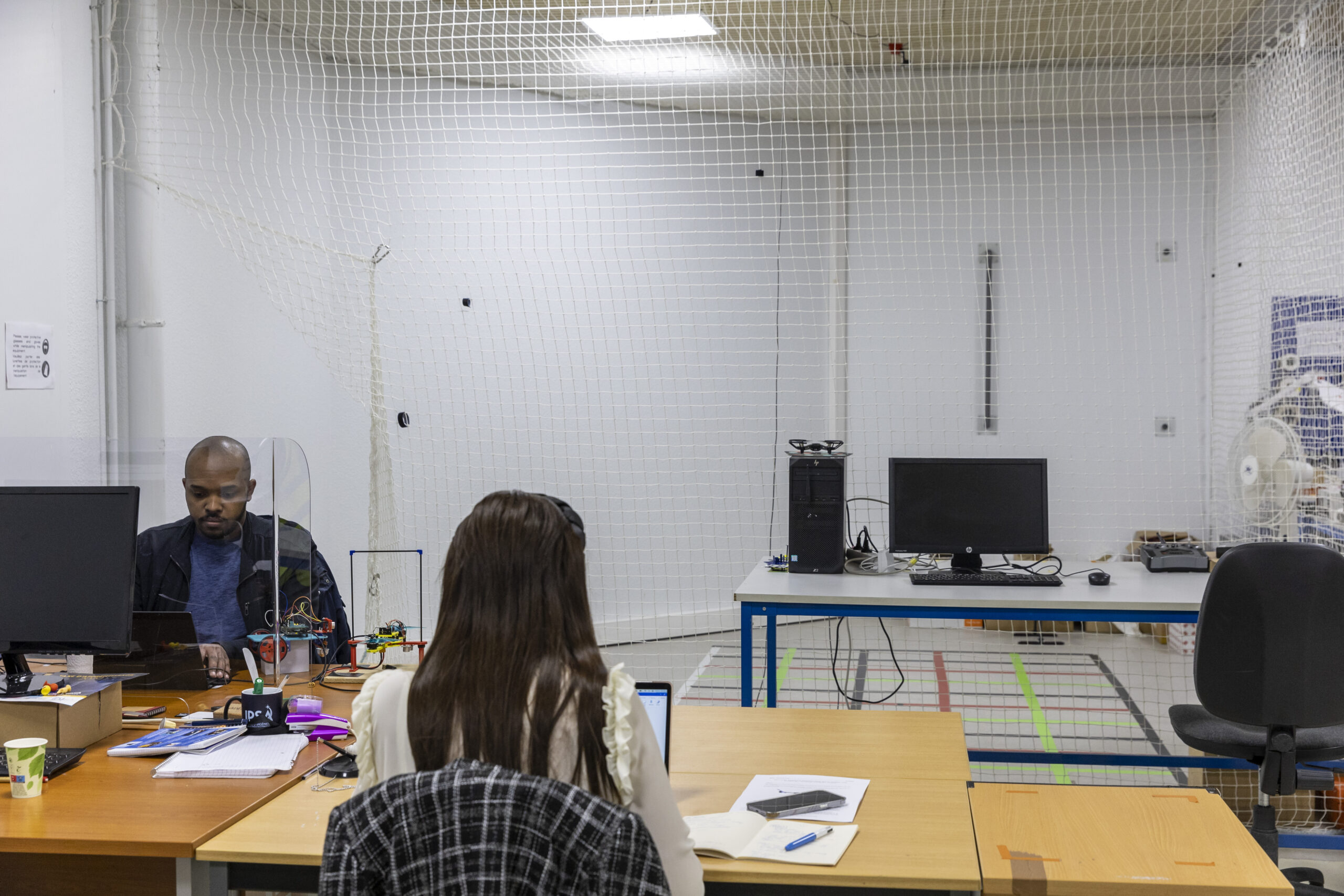 Une des salles de classes du campus de Paris de l'IPSA, l'école d'aéronautique et spatial