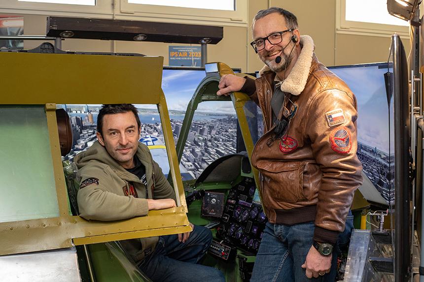 Visite d'un P47 Thunderbolt